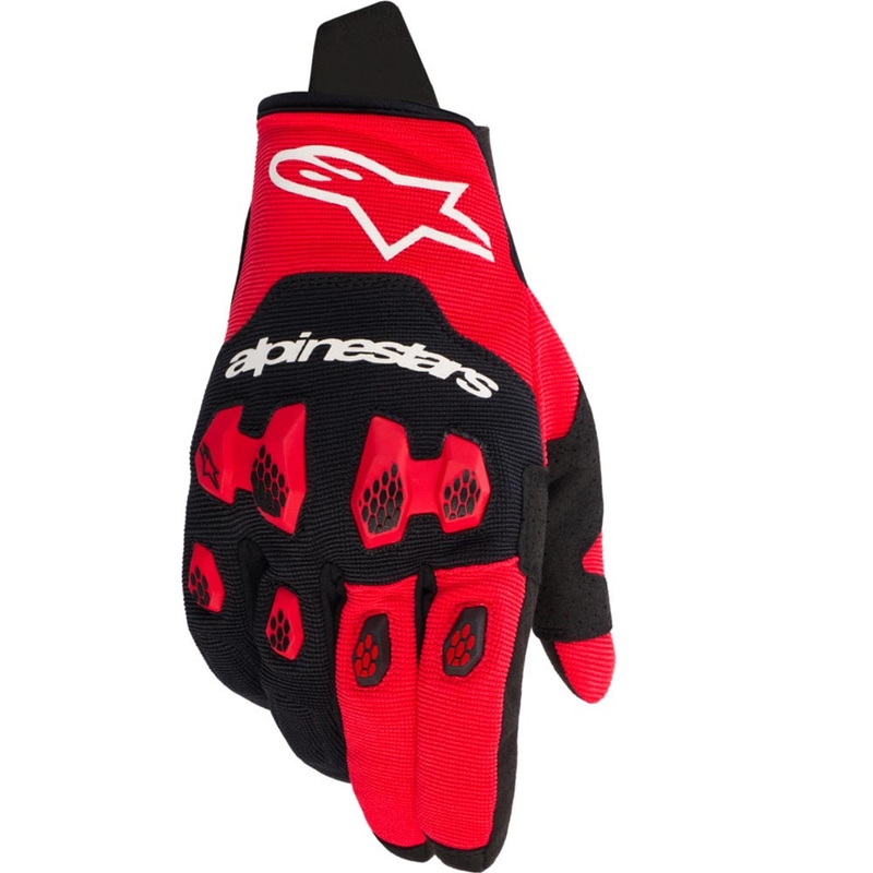 Γάντια motocross Alpinestars PRO-DURA κόκκινα-μαύρα
