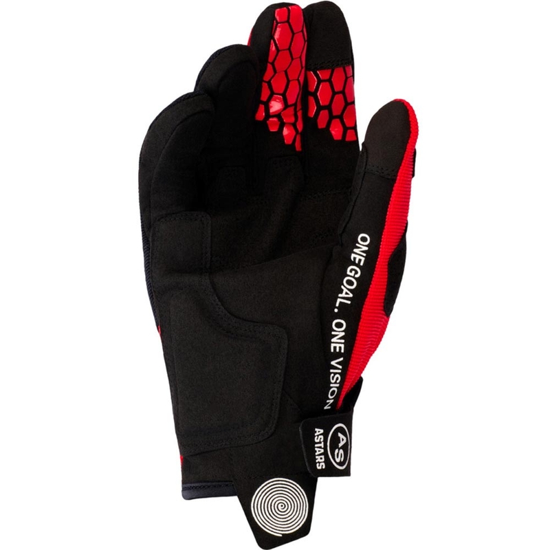 Γάντια motocross Alpinestars PRO-DURA κόκκινα-μαύρα