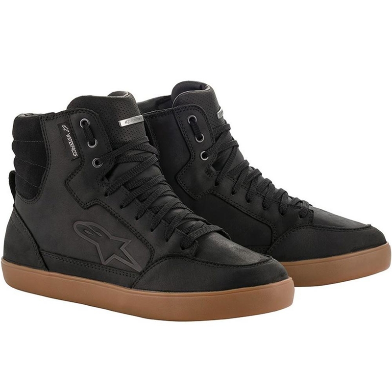 Αδιάβροχες μπότες μοτοσικλέτας Alpinestars J-6 από μαύρο καουτσούκ