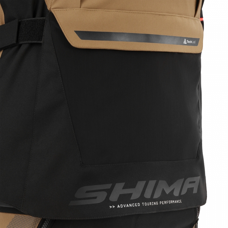 Μπουφάν μοτοσικλέτας Shima Hero 3.0 καφέ