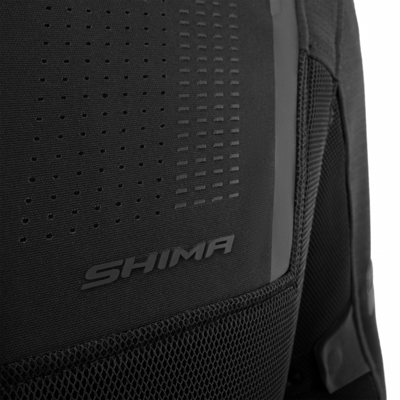 Μπουφάν μοτοσικλέτας Shima Rush 3.0 Air μαύρο