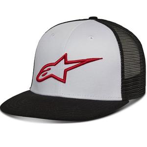 Alpinestars Corp Trucker cap λευκό-μαύρο-κόκκινο