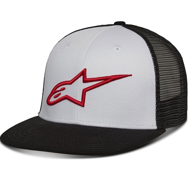 Alpinestars Corp Trucker cap λευκό-μαύρο-κόκκινο