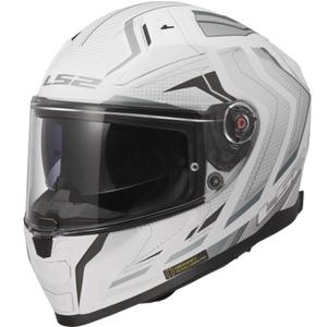 Κράνος μοτοσικλέτας full-face LS2 FF811 Vector II Alizer ματ λευκό