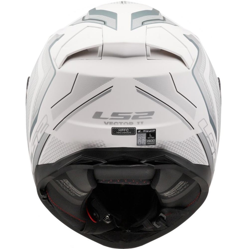 Κράνος μοτοσικλέτας full-face LS2 FF811 Vector II Alizer ματ λευκό