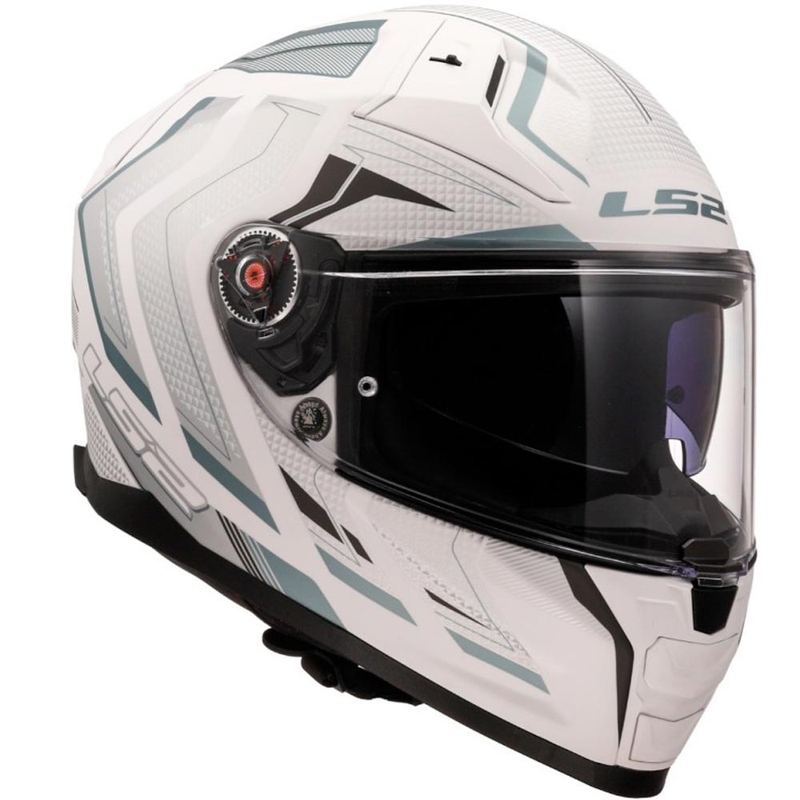 Κράνος μοτοσικλέτας full-face LS2 FF811 Vector II Alizer ματ λευκό