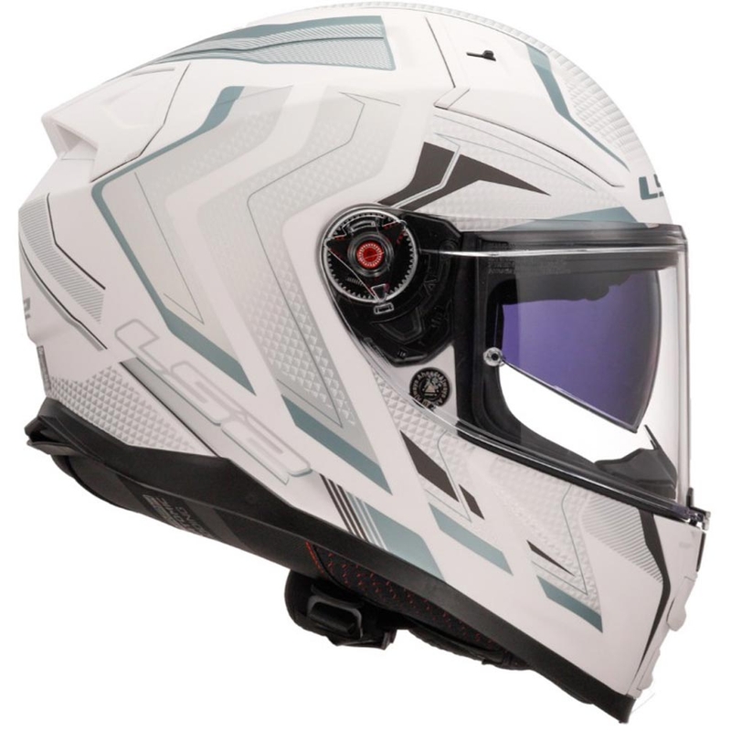 Κράνος μοτοσικλέτας full-face LS2 FF811 Vector II Alizer ματ λευκό