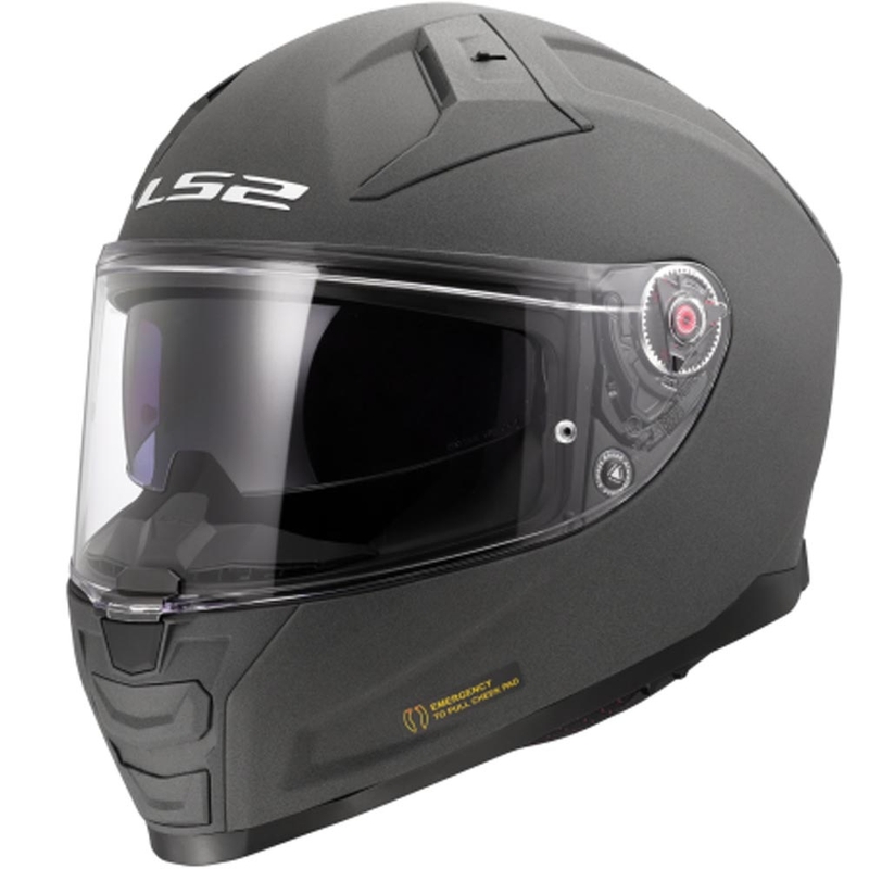 Κράνος μοτοσικλέτας full face LS2 FF811 Vector II Στερεό γκρι σκυροδέματος