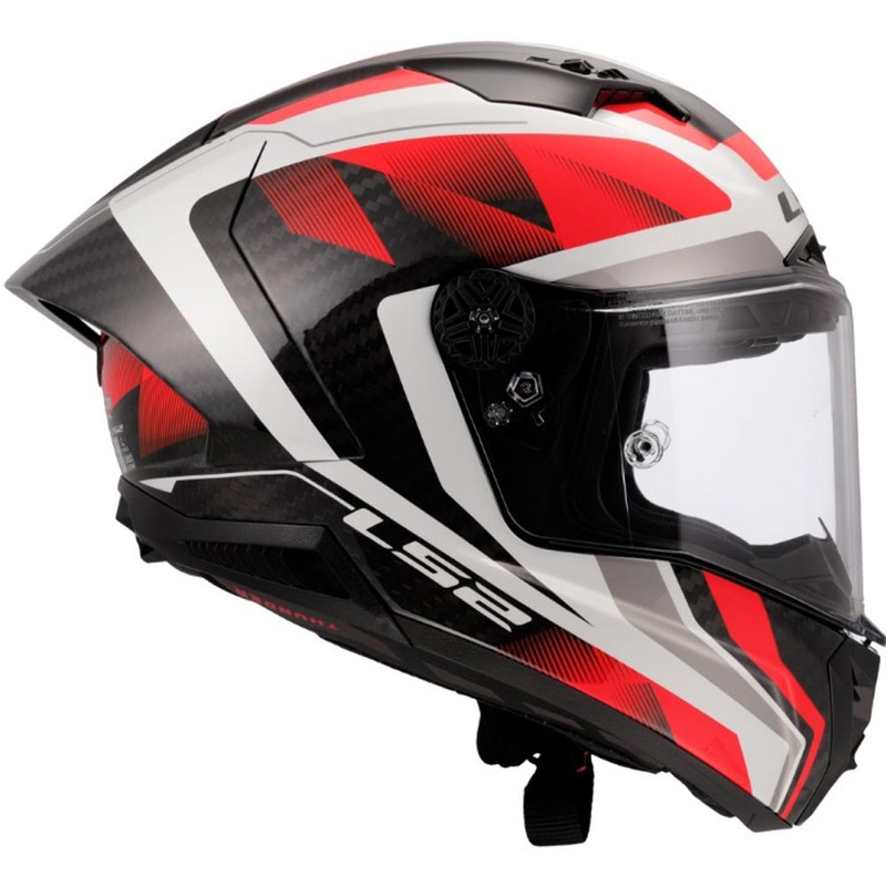 Κράνος μοτοσικλέτας full face LS2 FF805 Thunder C GP Aero Raute λευκό-κόκκινο