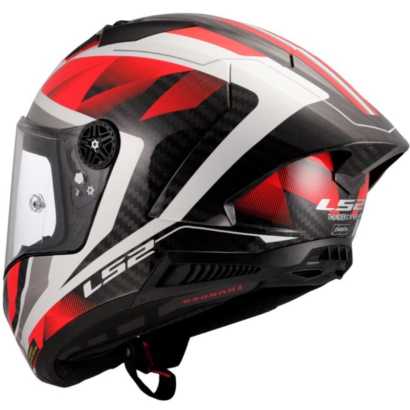 Κράνος μοτοσικλέτας full face LS2 FF805 Thunder C GP Aero Raute λευκό-κόκκινο
