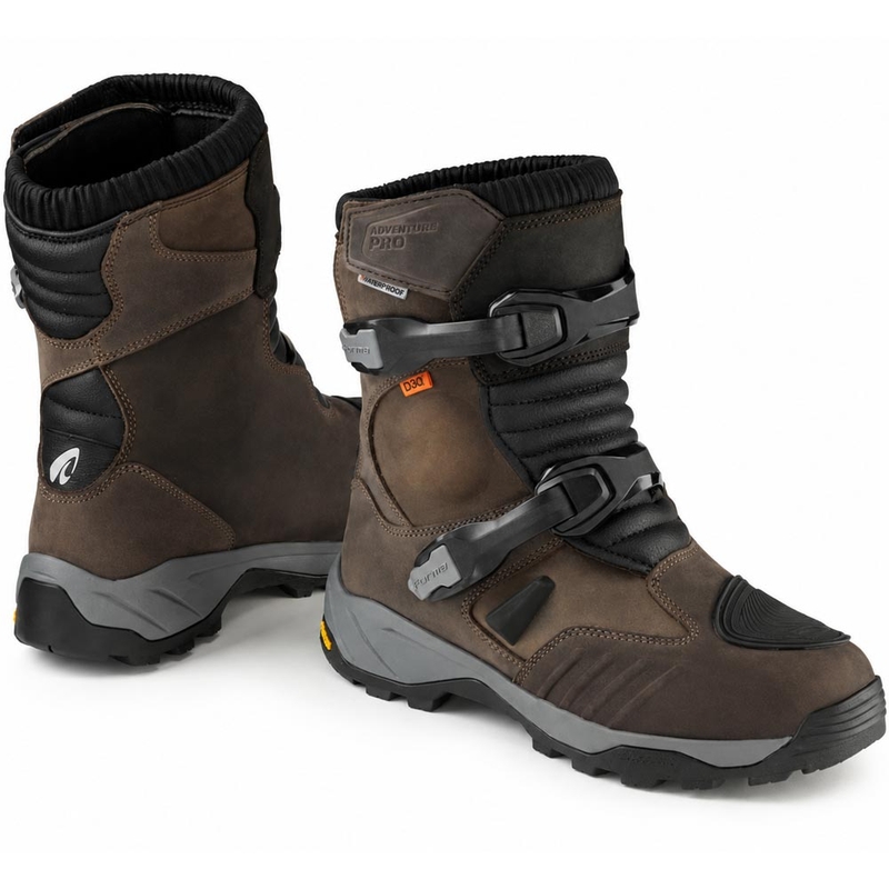 Μπότες μοτοσικλέτας Forma Adventure PRO χαμηλές, καφέ