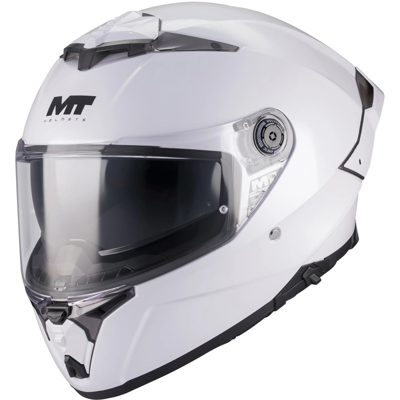 Κράνος μοτοσικλέτας full face MT Thunder 4 R Pure A0 λευκό