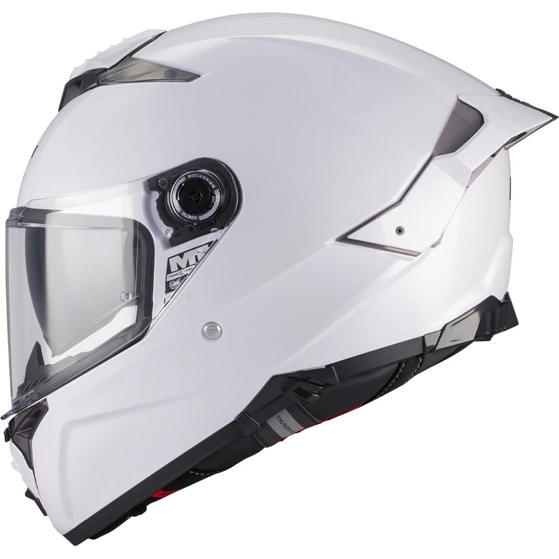 Κράνος μοτοσικλέτας full face MT Thunder 4 R Pure A0 λευκό