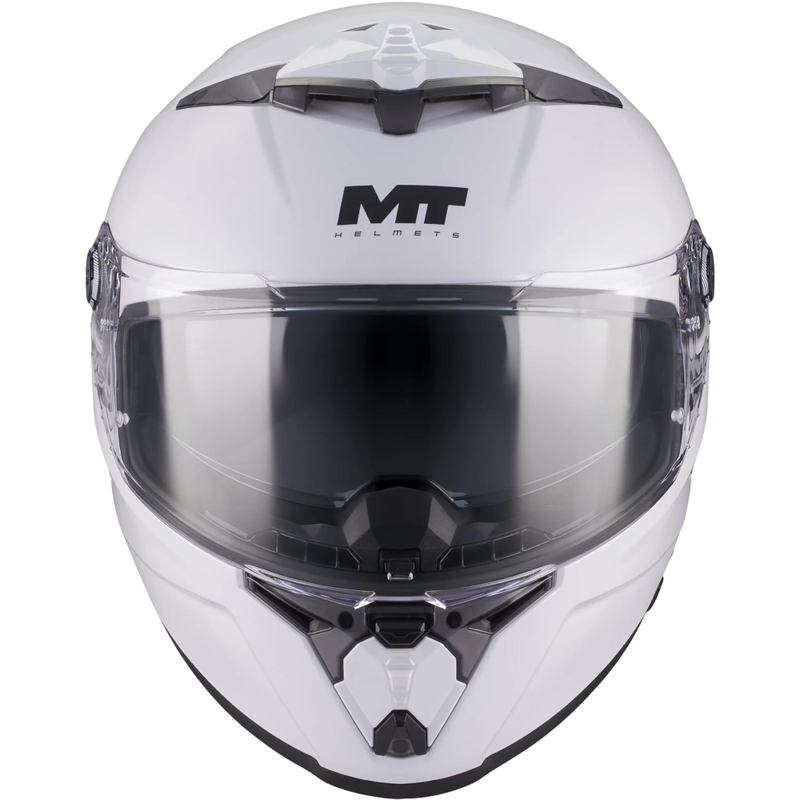 Κράνος μοτοσικλέτας full face MT Thunder 4 R Pure A0 λευκό