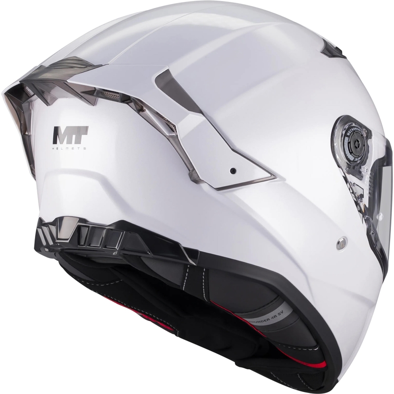 Κράνος μοτοσικλέτας full face MT Thunder 4 R Pure A0 λευκό
