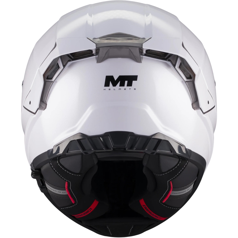 Κράνος μοτοσικλέτας full face MT Thunder 4 R Pure A0 λευκό
