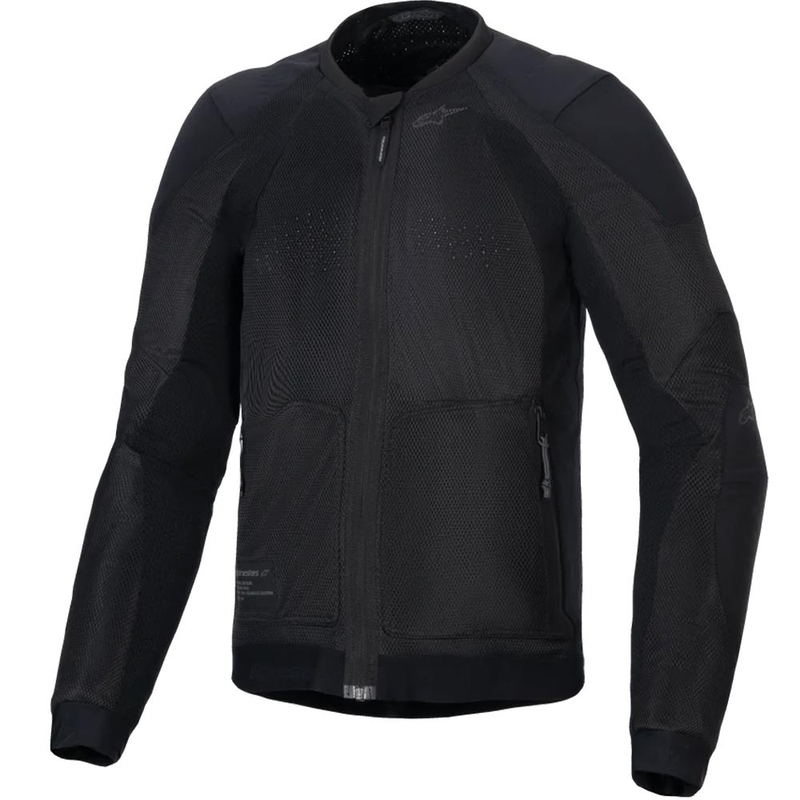 Μπουφάν μοτοσικλέτας Alpinestars TROOP-AIR PRO μαύρο-μαύρο