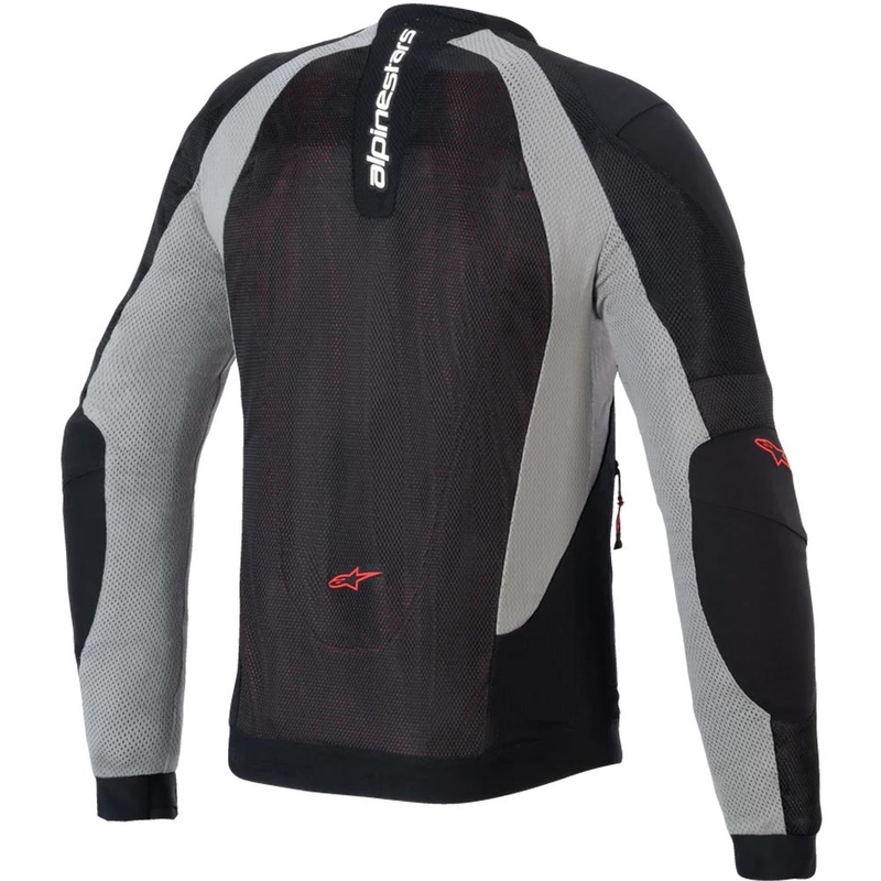 Μπουφάν μοτοσικλέτας Alpinestars TROOP-AIR PRO μαύρο-ανοιχτό γκρι-κόκκινο