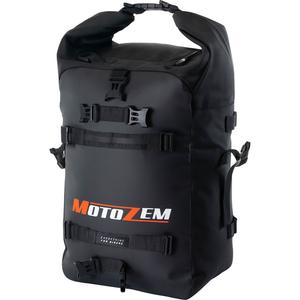 Αδιάβροχη τσάντα μοτοσικλέτας MotoZem DryBag μαύρη 27,5 l