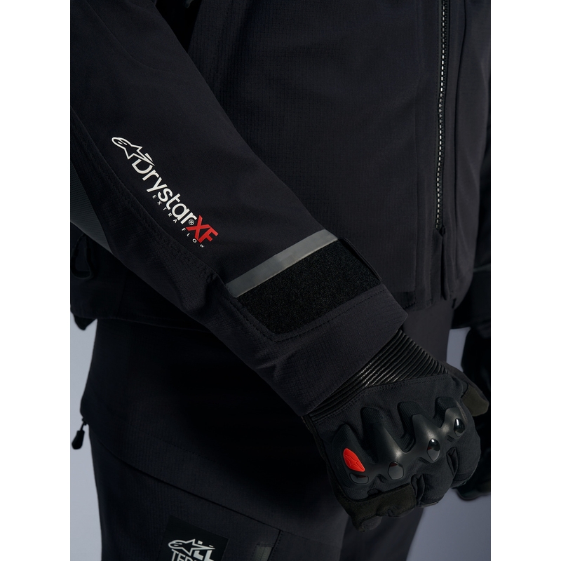 Μπουφάν μοτοσικλέτας Alpinestars Andes PRO Drystar XF μαύρο-σκούρο γκρι