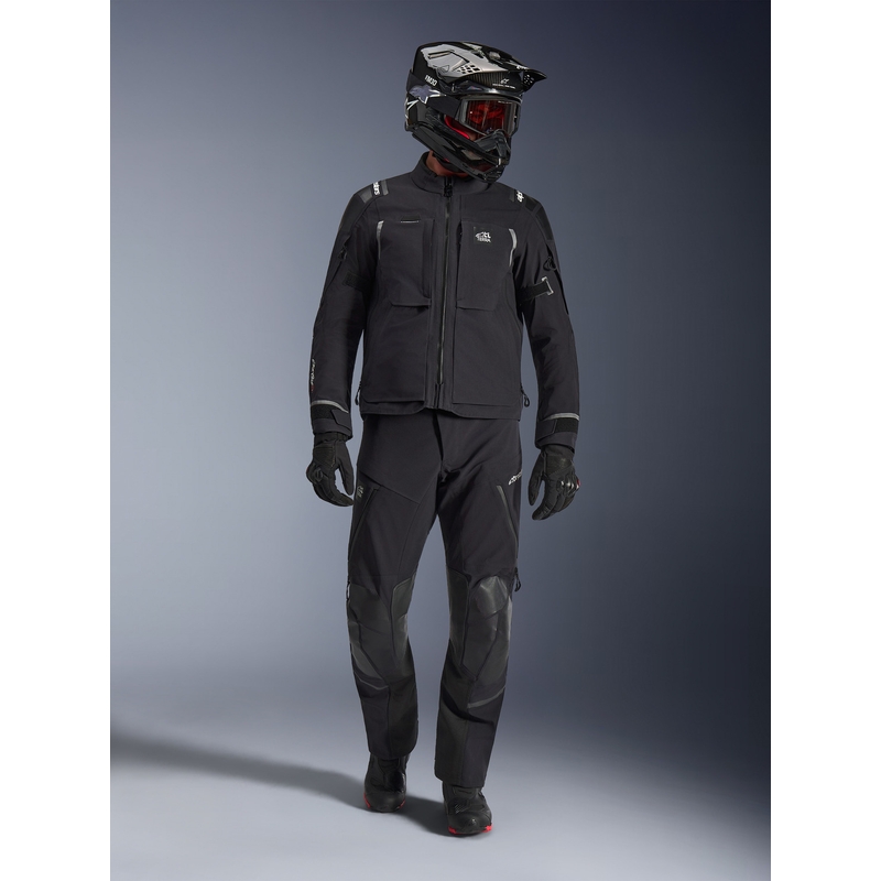 Μπουφάν μοτοσικλέτας Alpinestars Andes PRO Drystar XF μαύρο-σκούρο γκρι