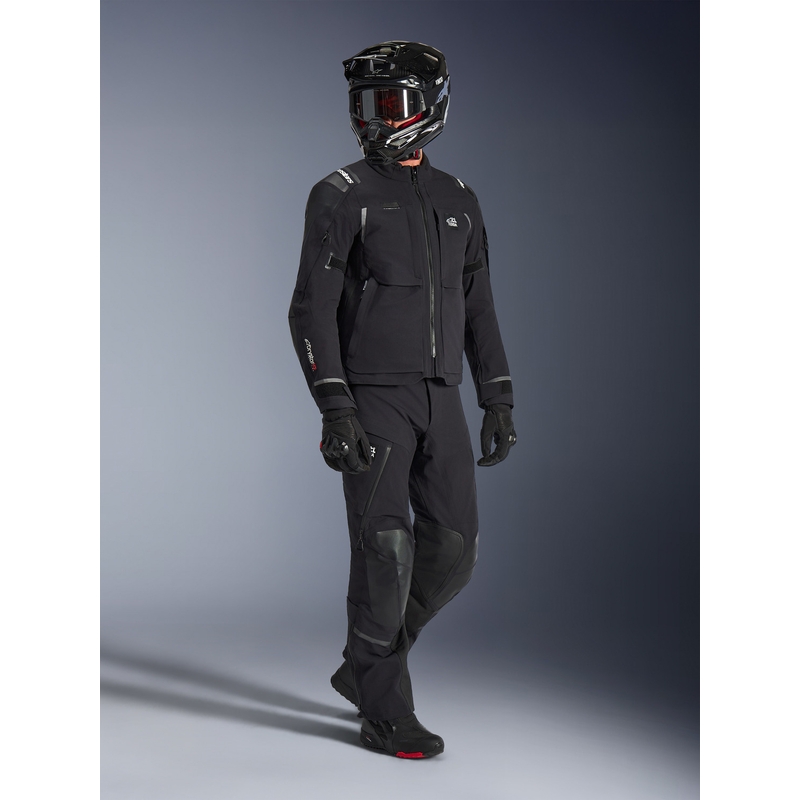 Μπουφάν μοτοσικλέτας Alpinestars Andes PRO Drystar XF μαύρο-σκούρο γκρι