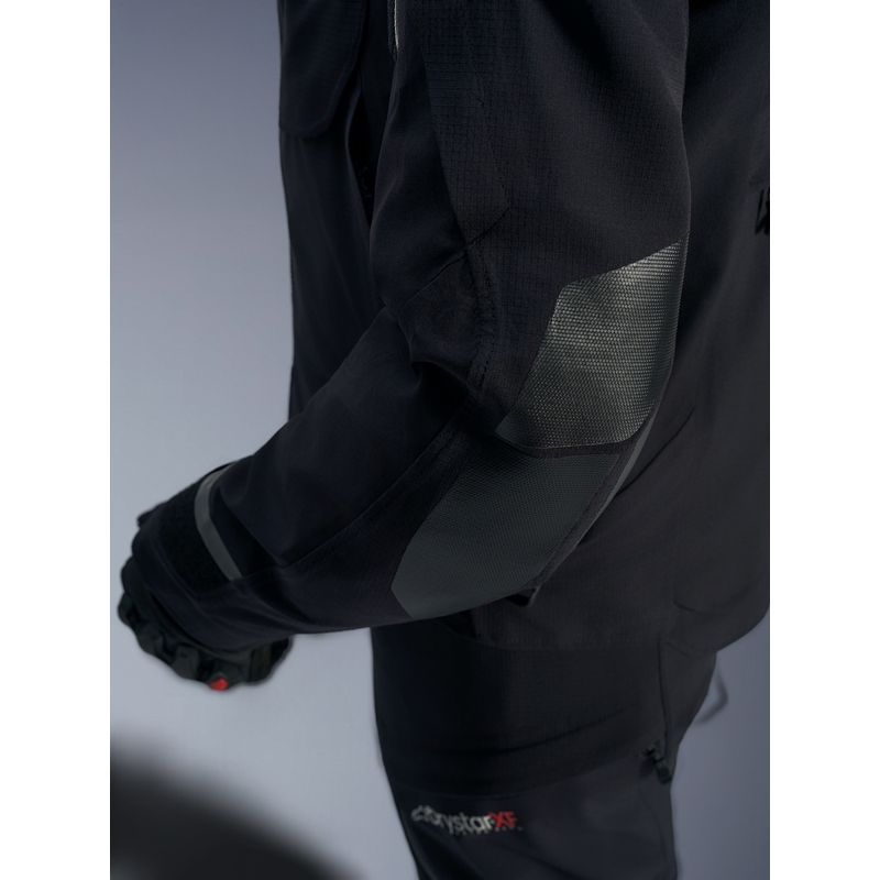Μπουφάν μοτοσικλέτας Alpinestars Andes PRO Drystar XF μαύρο-σκούρο γκρι