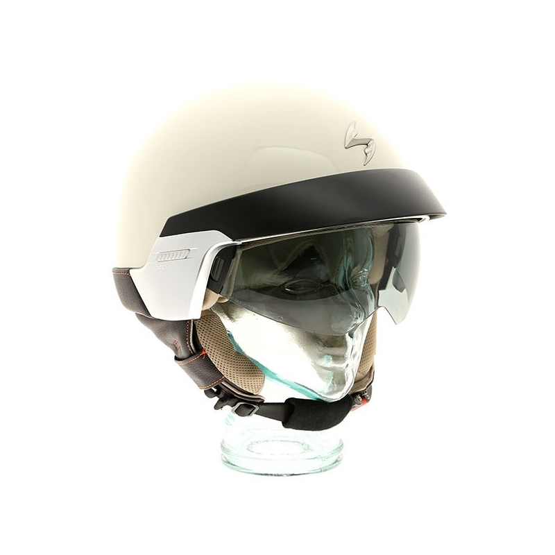 Přilba na motorku Scorpion EXO-100 Padova II béžová výprodej