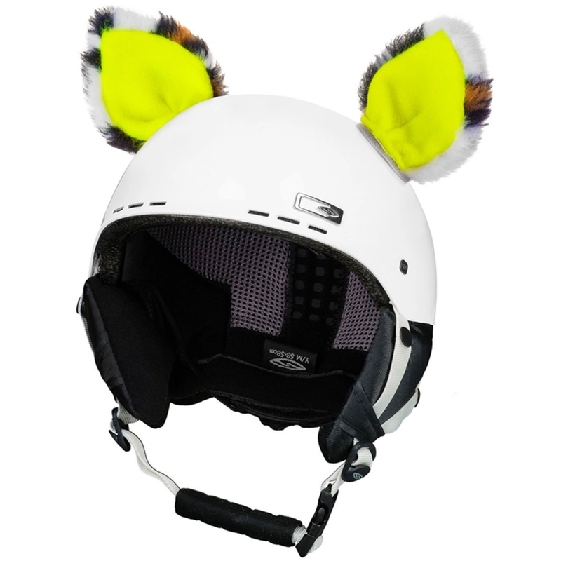 Αυτιά κράνους Cat neon κίτρινο