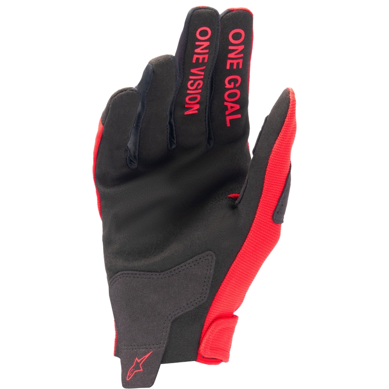Γάντια motocross Alpinestars Radar κόκκινο-ασημί