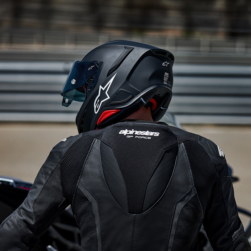 Κράνος μοτοσικλέτας Alpinestars S-R7 Solid full face, ματ μαύρο