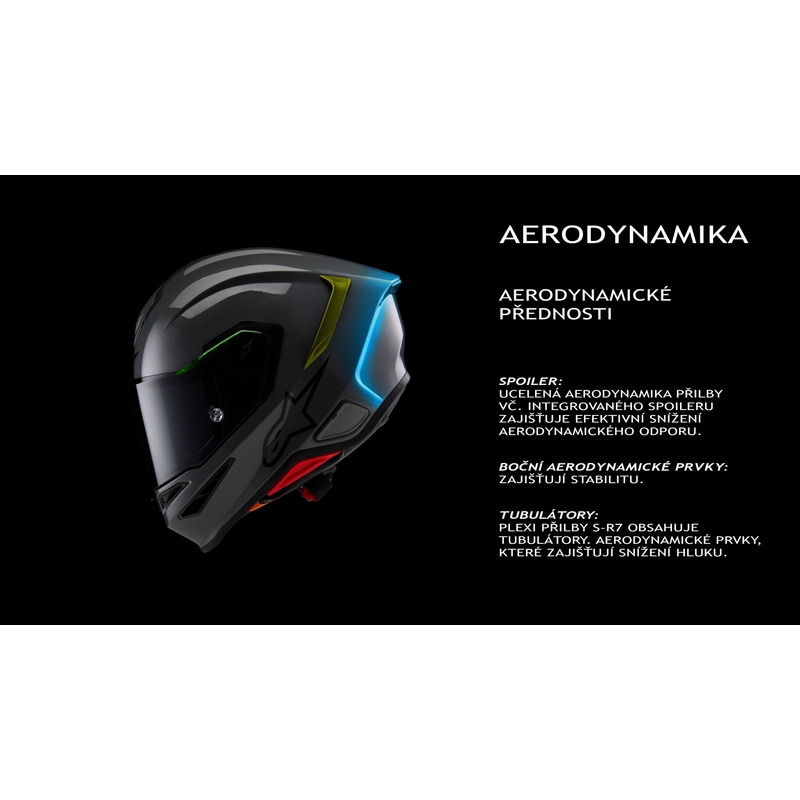 Κράνος μοτοσικλέτας Alpinestars S-R7 Solid full face, ματ μαύρο