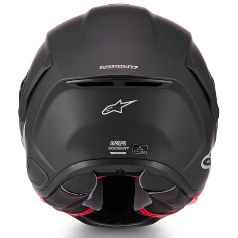 Κράνος μοτοσικλέτας Alpinestars S-R7 Solid full face, ματ μαύρο