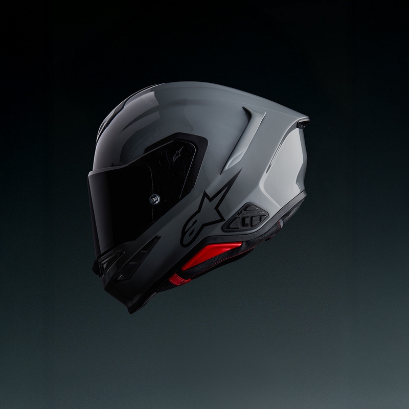 Κράνος μοτοσικλέτας Alpinestars S-R7 Solid full face, γκρι