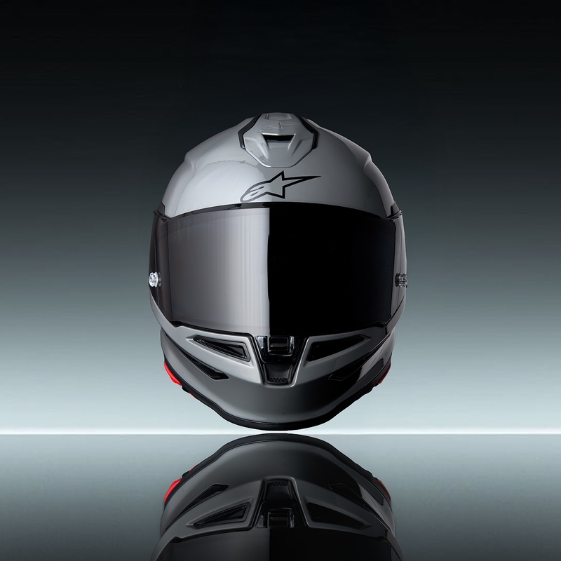 Κράνος μοτοσικλέτας Alpinestars S-R7 Solid full face, γκρι