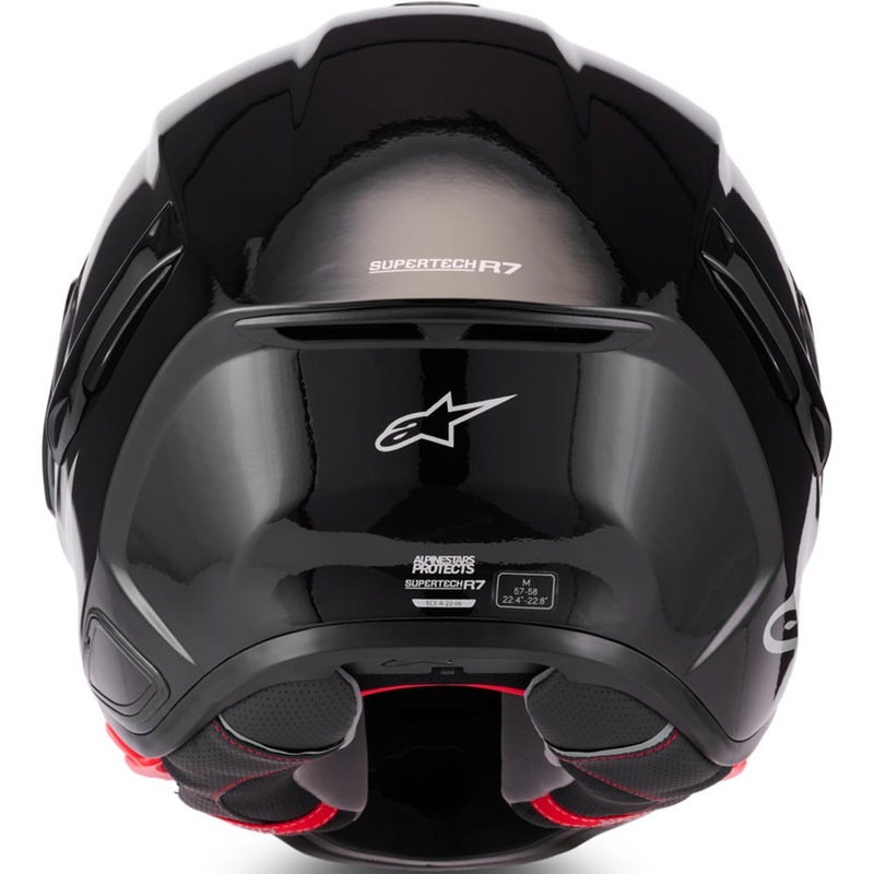 Κράνος μοτοσικλέτας Alpinestars S-R7 Solid full face, μαύρο