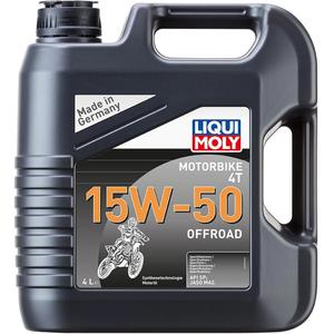 Συνθετικό λάδι κινητήρα LIQUI MOLY Motorbike 4T 15W50 Offroad 4 l