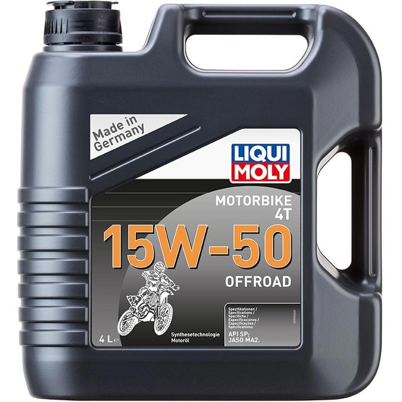 Συνθετικό λάδι κινητήρα LIQUI MOLY Motorbike 4T 15W50 Offroad 4 l