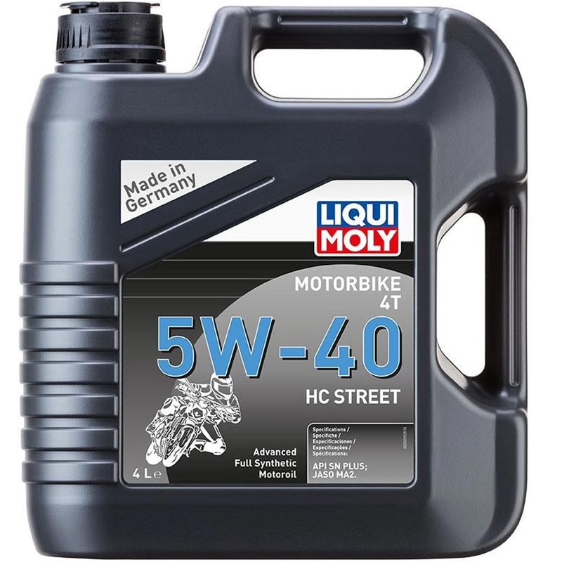 Συνθετικό λάδι κινητήρα LIQUI MOLY Motorbike 4T 5W40 HC Street 4 l