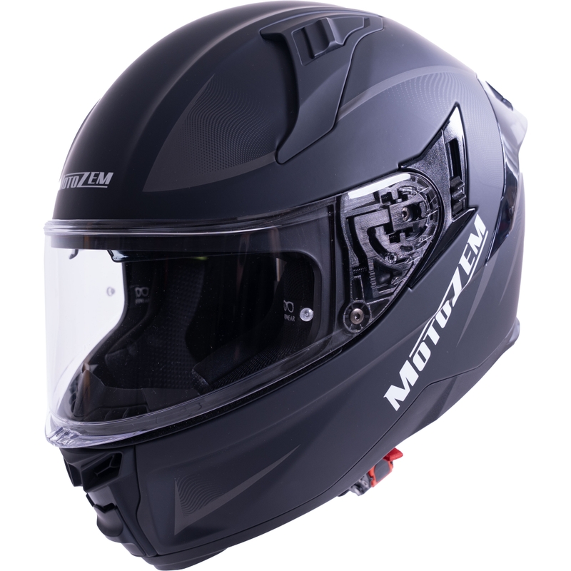 Κράνος μοτοσικλέτας MotoZem Guardian full-face μαύρο ματ - δείγμα