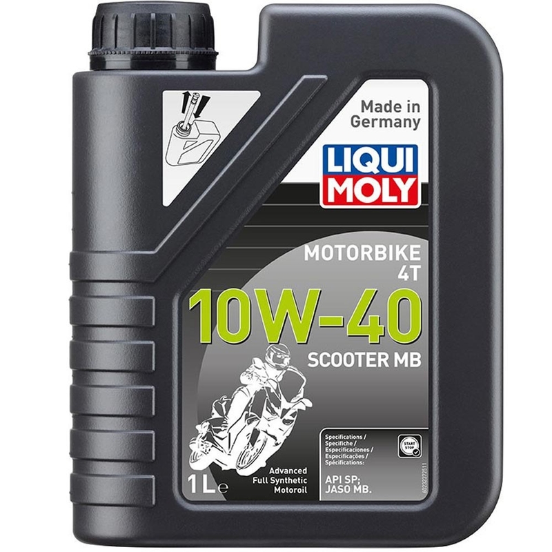 Συνθετικό λάδι κινητήρα LIQUI MOLY Μοτοσικλέτα 4T 10W40 Scooter MB 1 l