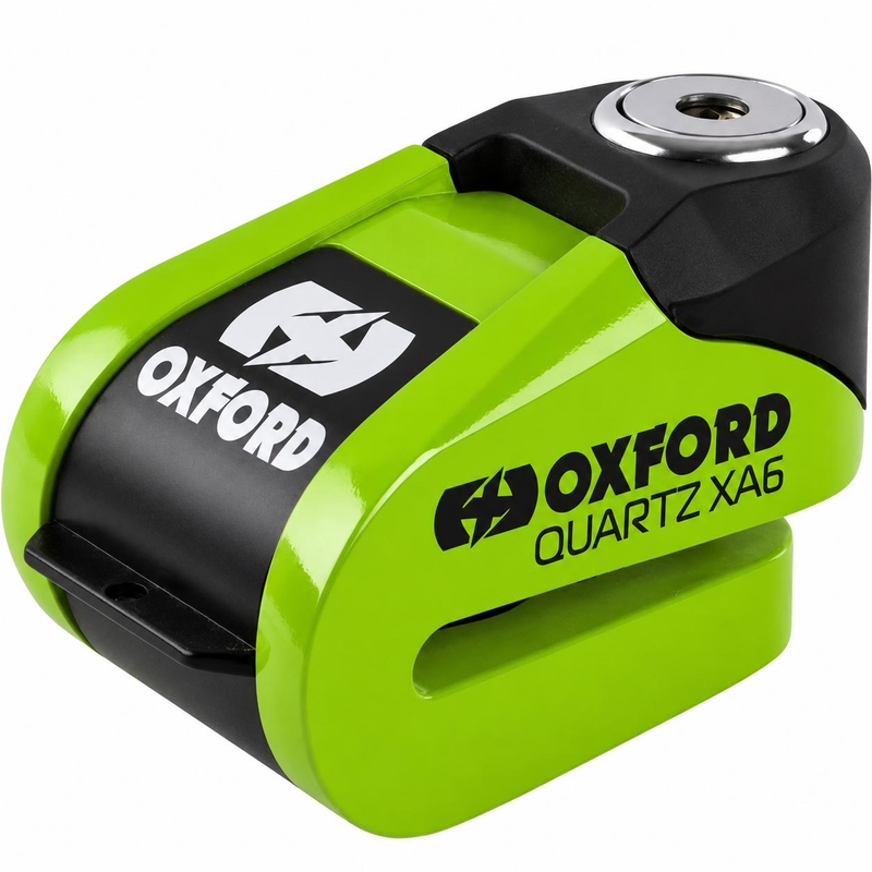 Κλειδαριά δισκόφρενου Oxford Quartz Alarm XA6 - Περιορισμένης Έκδοσης Πράσινο