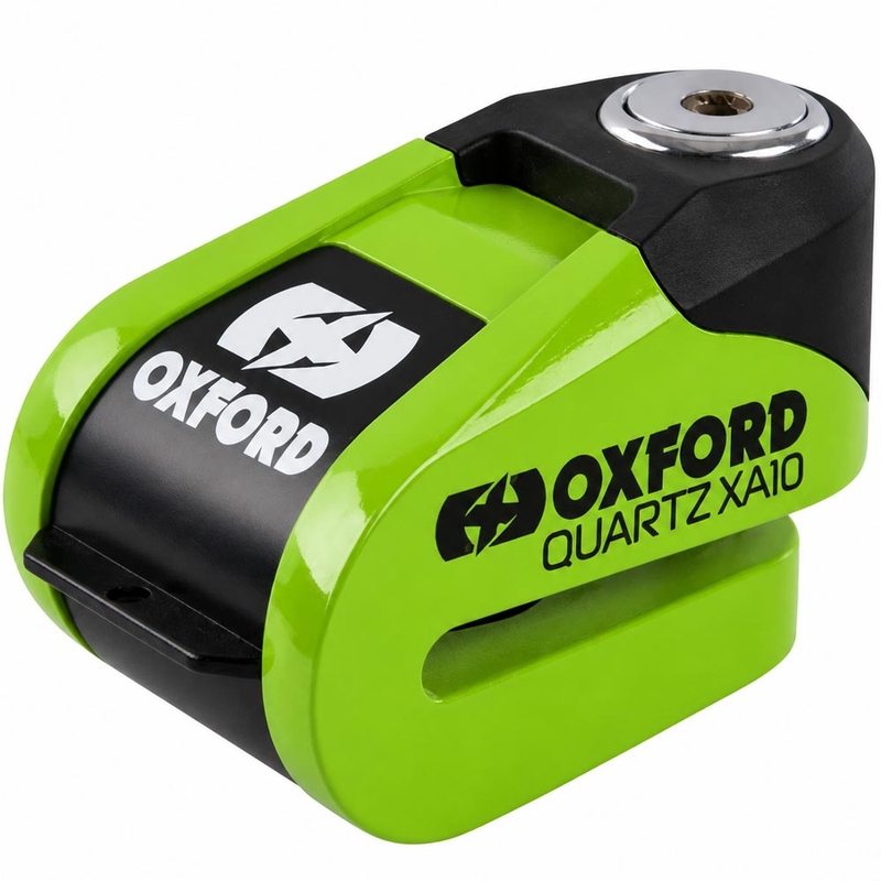 Κλειδαριά δισκόφρενου Oxford Quartz Alarm XA10 - Περιορισμένης Έκδοσης Πράσινο
