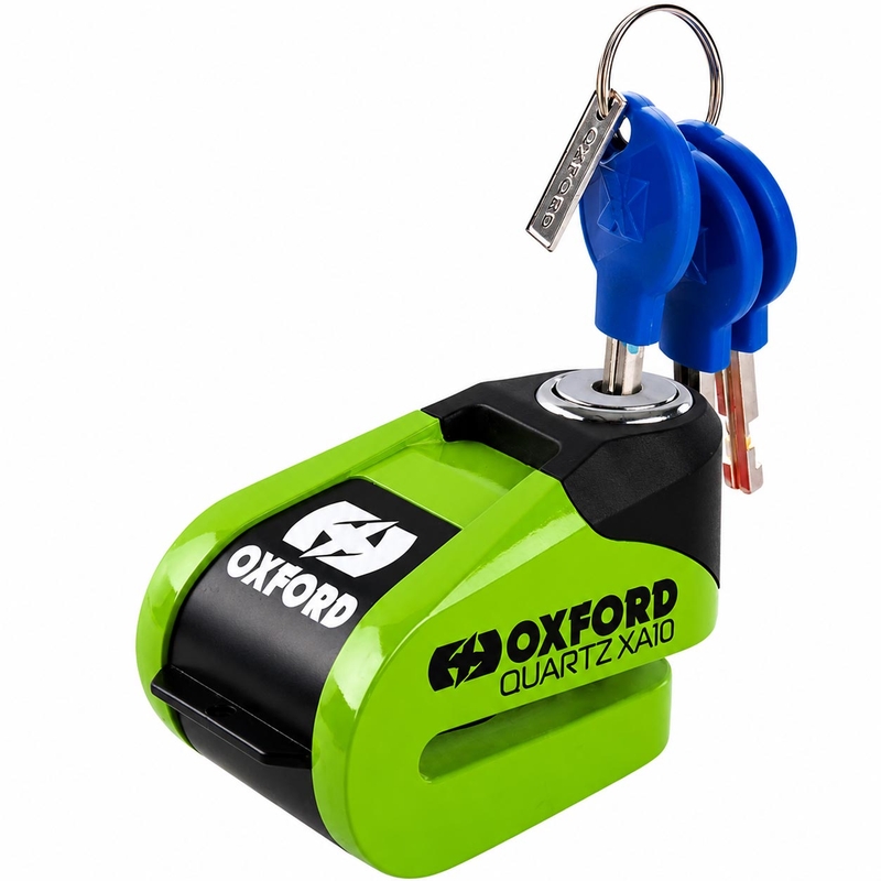 Κλειδαριά δισκόφρενου Oxford Quartz Alarm XA10 - Περιορισμένης Έκδοσης Πράσινο