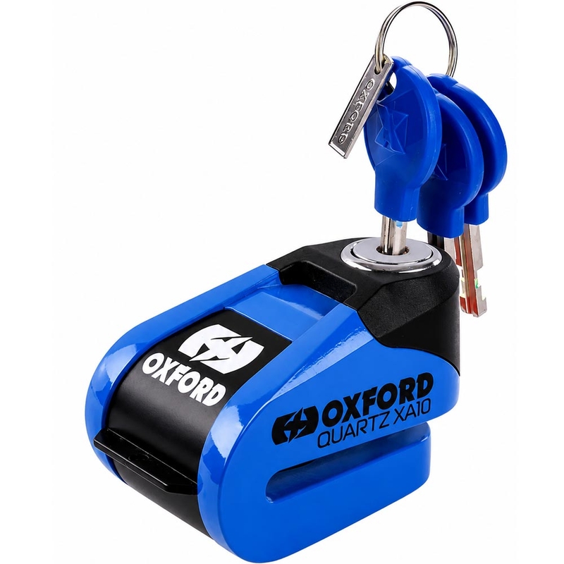 Κλειδαριά δισκόφρενου Oxford Quartz Alarm XA10 - Περιορισμένης Έκδοσης Μπλε
