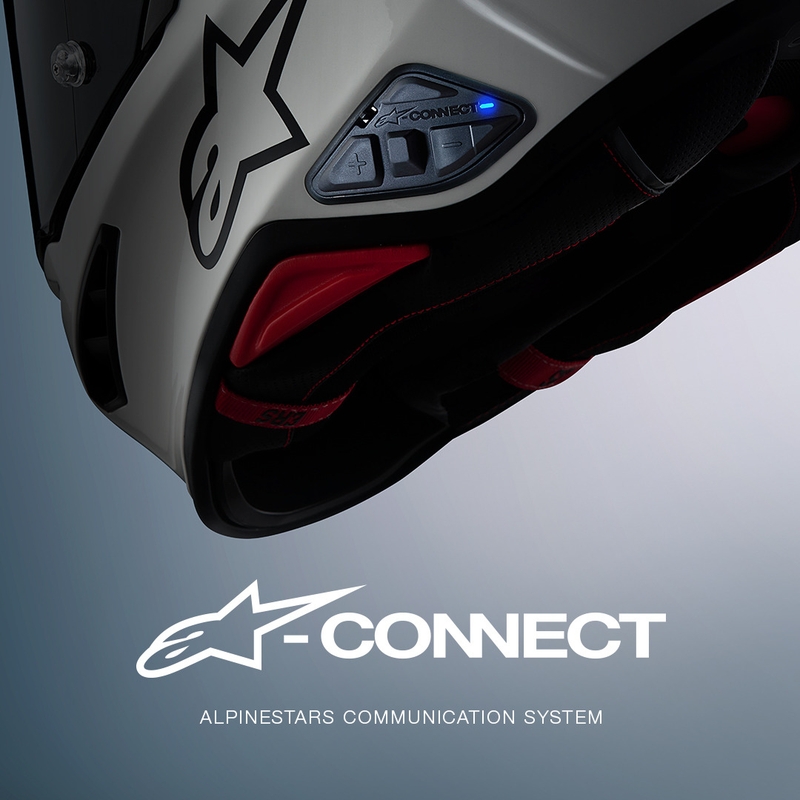 Ενδοεπικοινωνία Bluetooth για μοτοσικλέτα Σύστημα Alpinestars A-CONNECT μαύρο