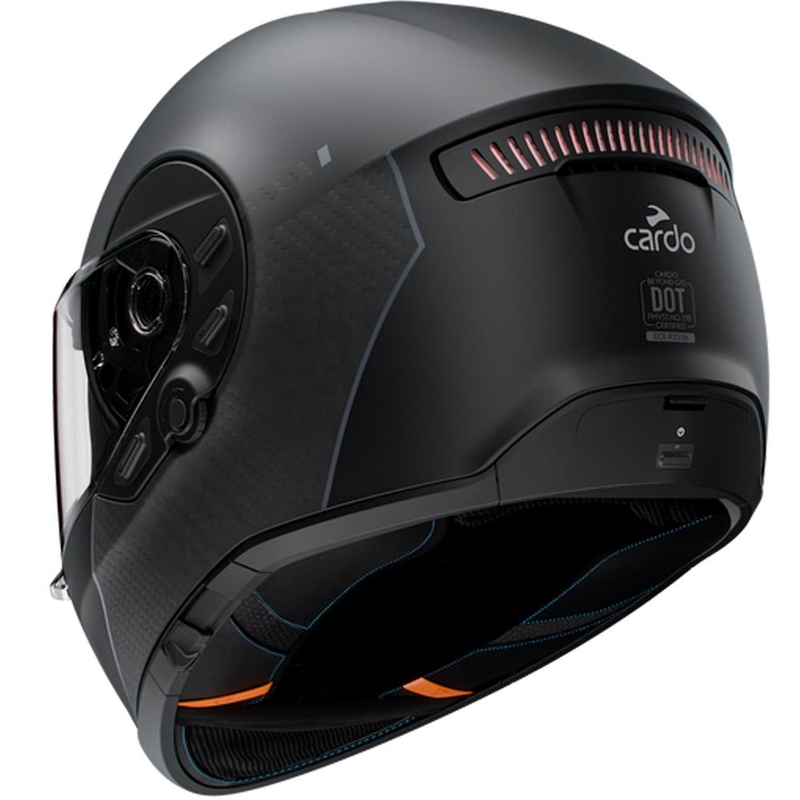 Κράνος μοτοσικλέτας Cardo Beyond GTS full face, μαύρο