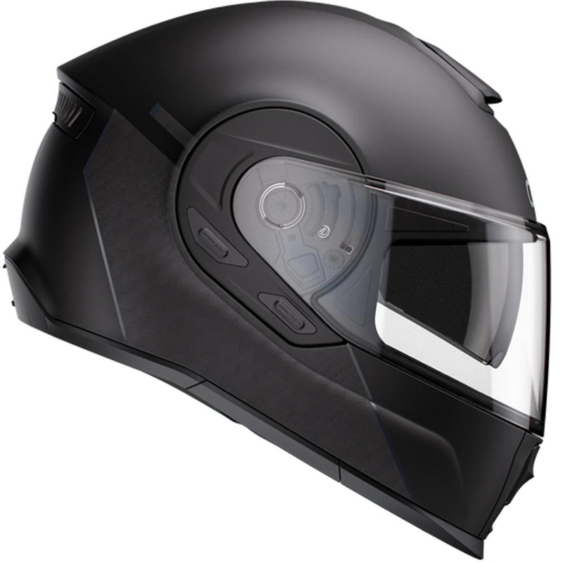 Κράνος μοτοσικλέτας Cardo Beyond GTS full face, μαύρο
