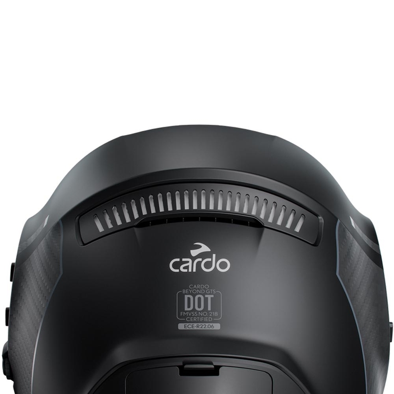 Κράνος μοτοσικλέτας Cardo Beyond GTS full face, μαύρο