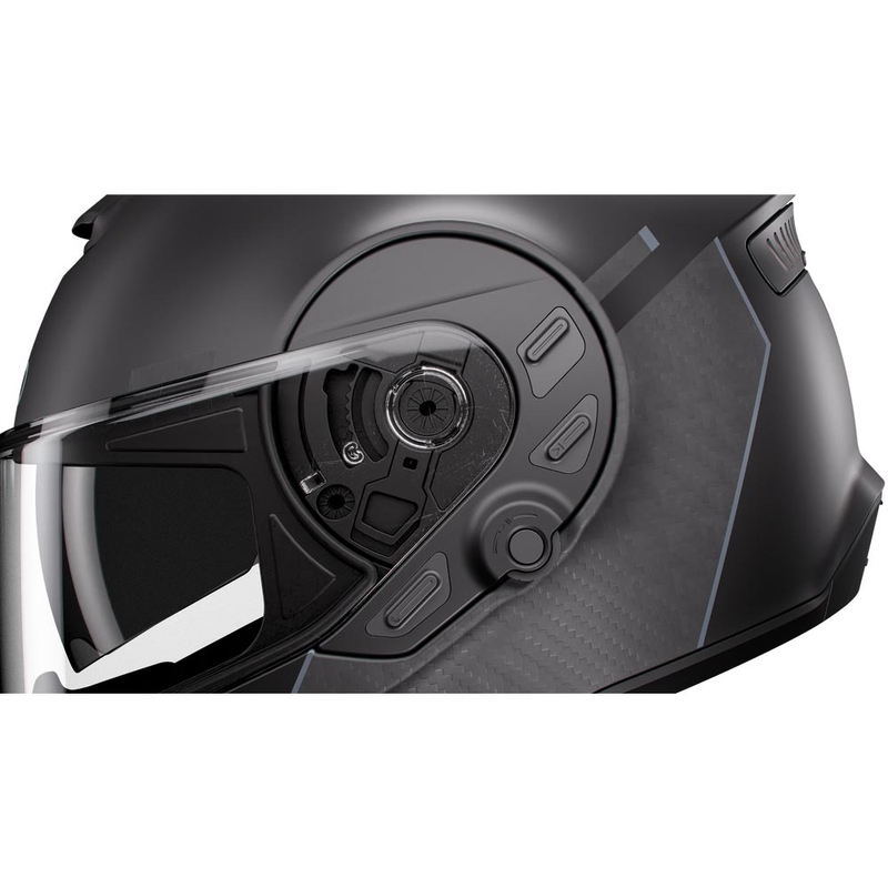 Κράνος μοτοσικλέτας Cardo Beyond GTS full face, μαύρο